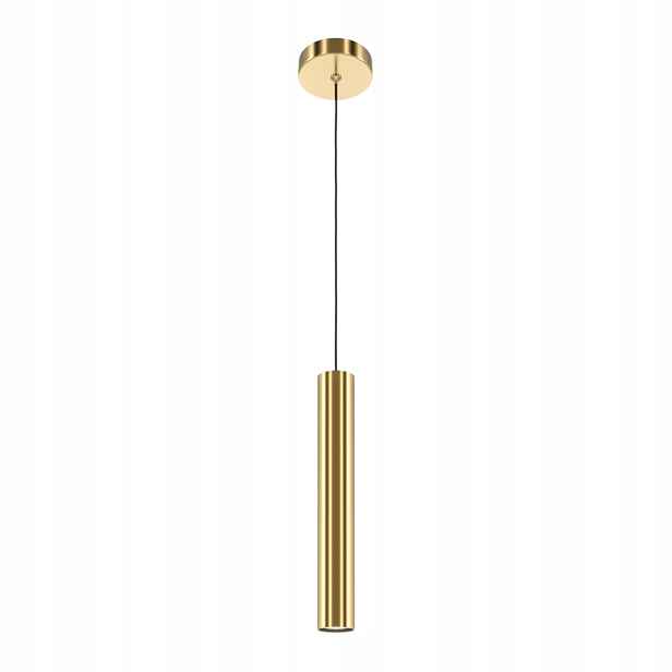 Závěsná mosazná trubková lampa Pro Focus 1xGU10 6W Maytoni