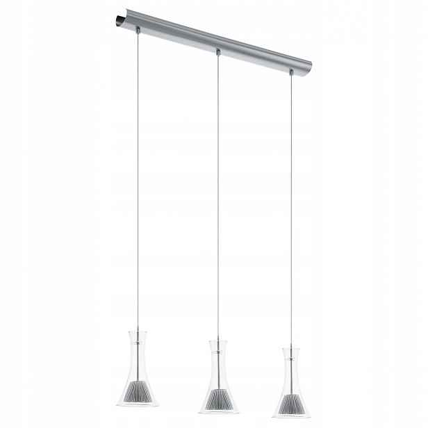 Eglo Musero 93793 Závěsná Led lampa 16,2W 3000K Nikl Mat Sklo