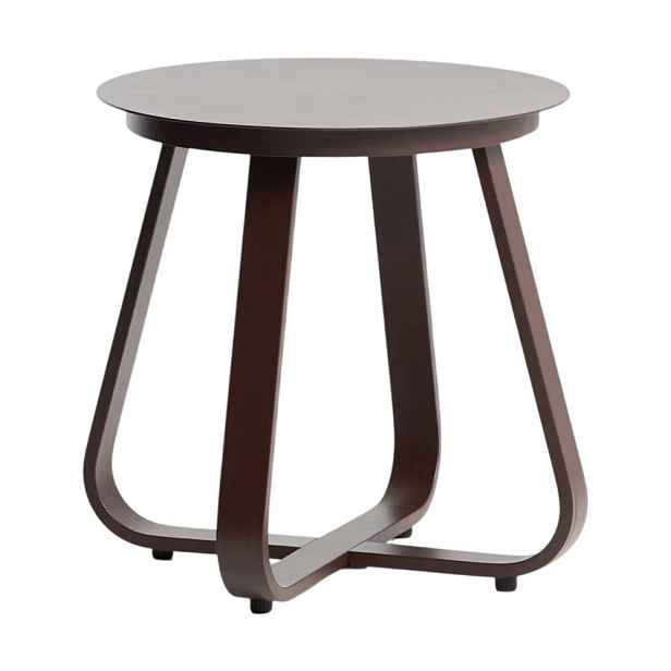 Kovový kulatý zahradní stolek ø 48 cm Tamaris – Kave Home