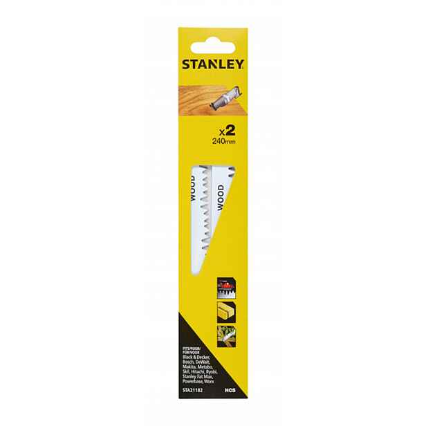 Stanley - Sada pilových plátků, délka 240 mm, 2 ks STA21182-XJ
