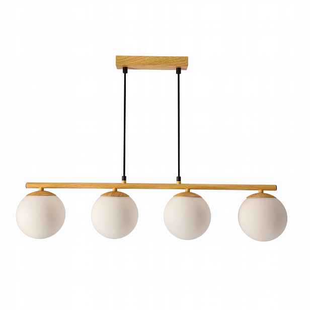 Závěsná stropní lampa Candellux Lighting Carrine 4 Kule 4xE14 Stínidlo Bílá