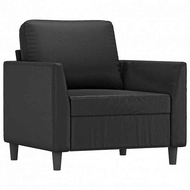 vidaXL Křeslo černé 60 cm umělá kůže