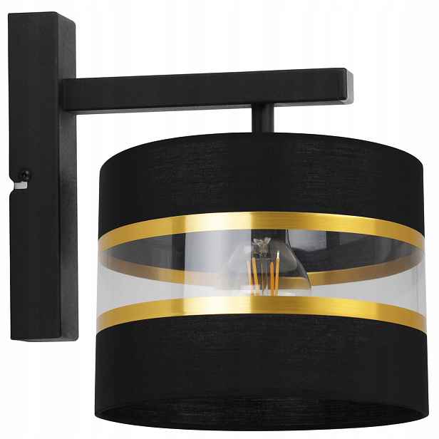Nástěnná Lampa Nástěnné Svítidlo Elegantní Zlatá 20 CM