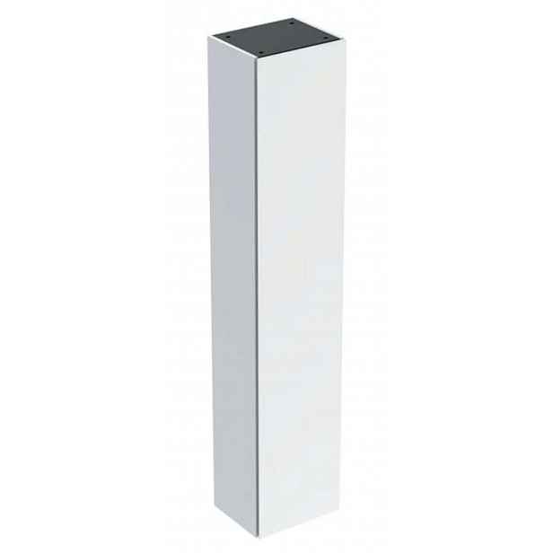 Geberit iCon - Vysoká skříňka 180x36x29 cm, 1 dvířka, panty L/P, lesklá bílá 502.316.01.1