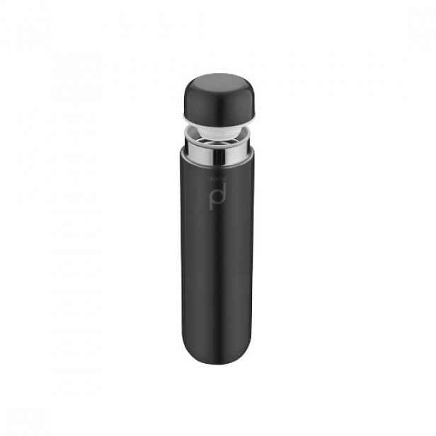 Nerezová termoizolační láhev, 300 ml, "DrinkPod", černá - Grunwerg