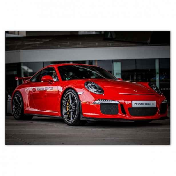 Fototapety 368x254 Červené Porsche
