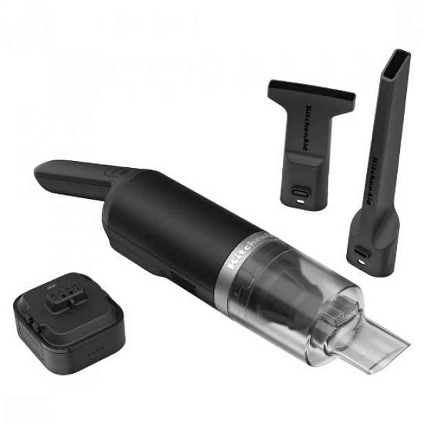 Akumulátorový kuchyňský vysavač GO, s baterií, Matte Black - KitchenAi