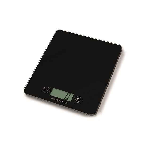 Kuchyňská váha digitální, černá, 5 kg
