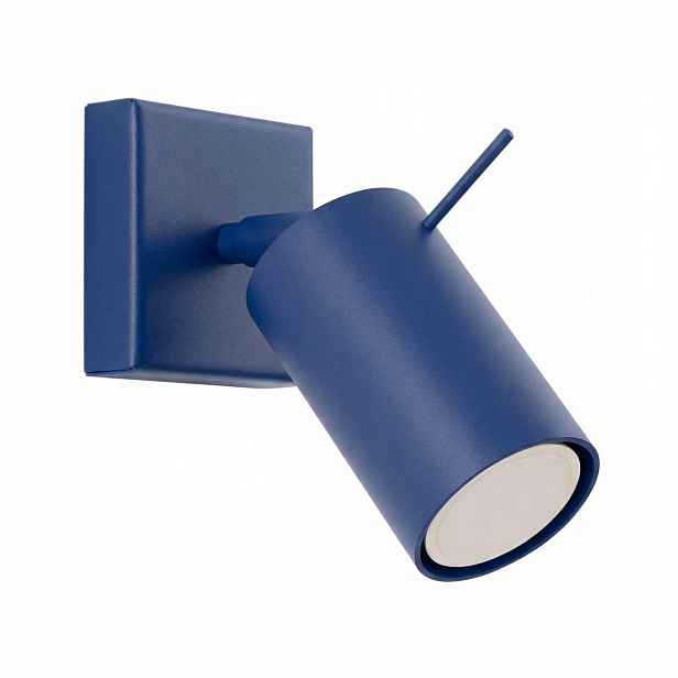 Nástěnná lampa Ring ultramarínová Sollux modrá