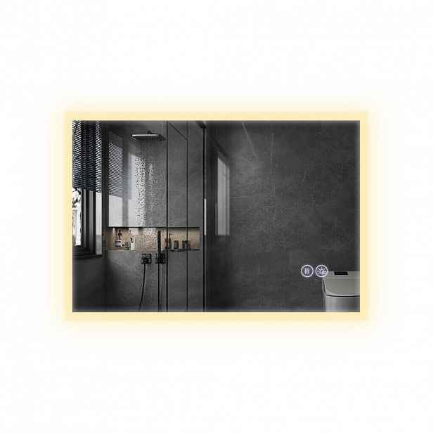 Nettlife KOUPELNOVÉ zrcadlo Reddy s LED osvětlením 100/60 cm