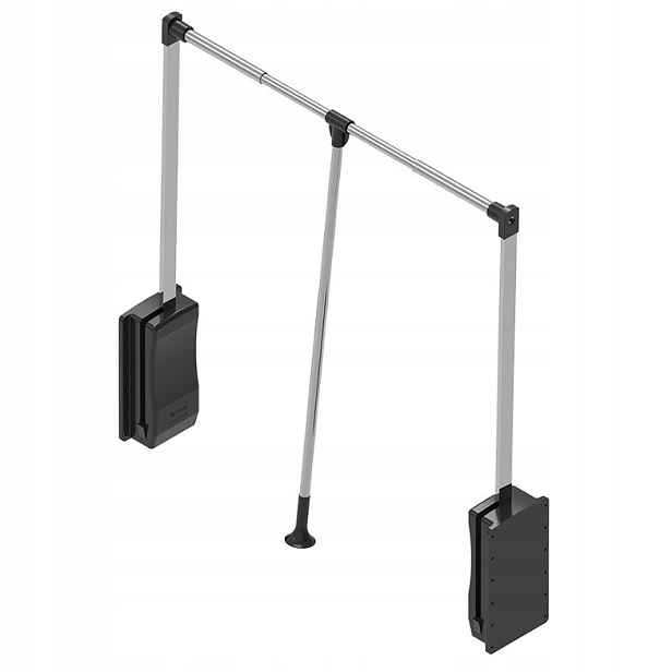 Pantograf Lifter Basic šatní tyč sklápěcí 64,5-93cm chrom/černá