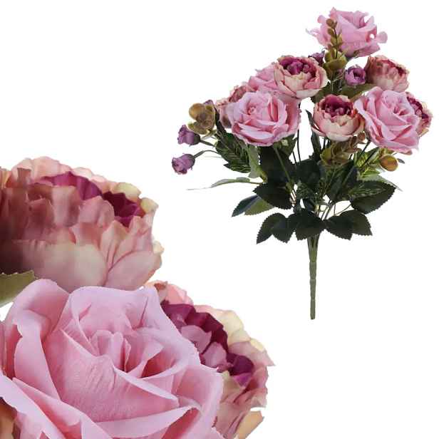 Autronic Růže kytice SG7314 PINK