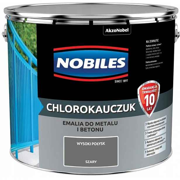 Nobiles Chlorkaučuk Smalt 10L Šedý