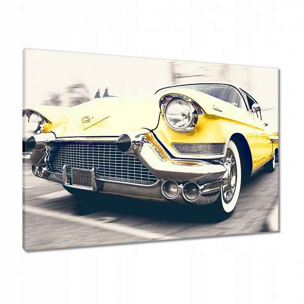 Obrazy 100x70 Žlutý Cadillac