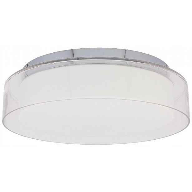 Stropní Svítidlo Dům Stropní Svítidlo Koupelnový Pan Stříbrný 17W Led 4000K IP44 35cm