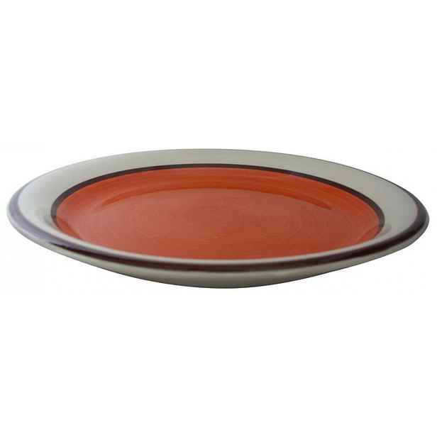 TORO talíř dezertní s pruhem 19 x 2,8 cm