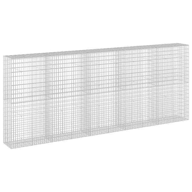 vidaXL Gabion s drátem 5 mm a síťkou 5x10 cm 500x50x200 cm