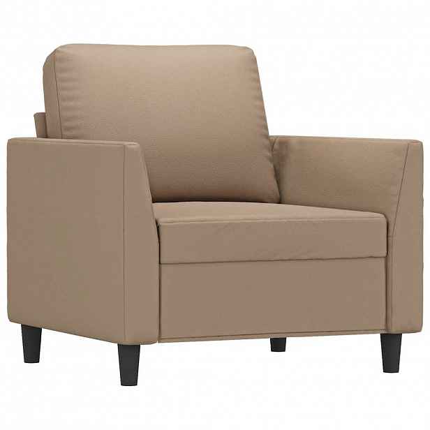 vidaXL Křeslo cappuccino 60 cm umělá kůže