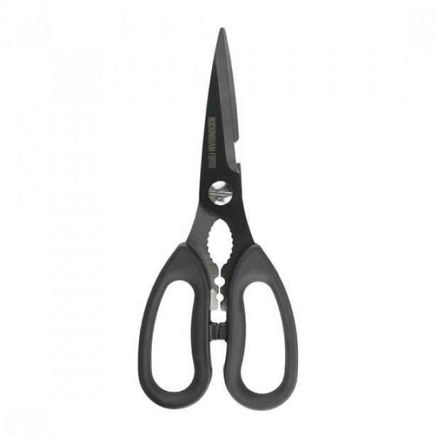 Kuchyňské nůžky s rukojetí soft-touch, 21 cm, černá - Grunwerg