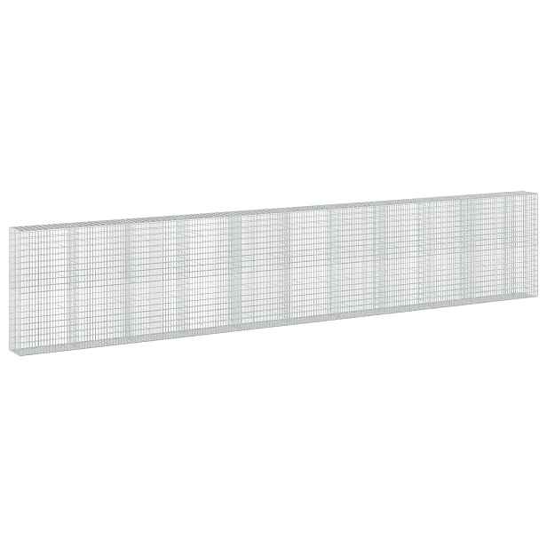 vidaXL Gabion s drátem 5 mm a síťkou 5x10 cm 1050x50x200 cm