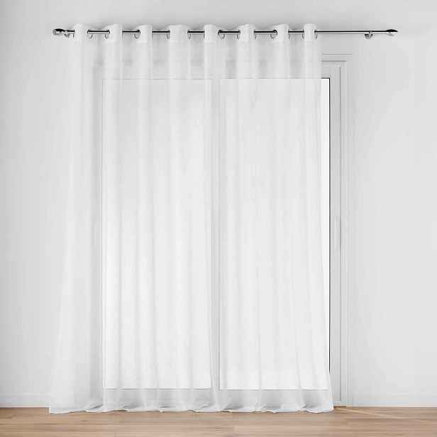 Záclona Bílá Na Průchodkách Široká Elegantní Carlin 300 X 240 CM