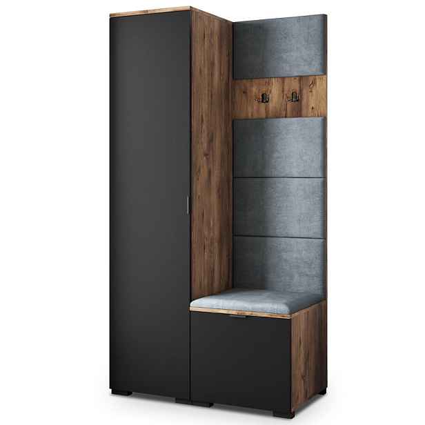 MASSENO MODERNÍ PŘEDSÍŇOVÁ SESTAVA LORI, 95/181/51 cm, dub Lefkas