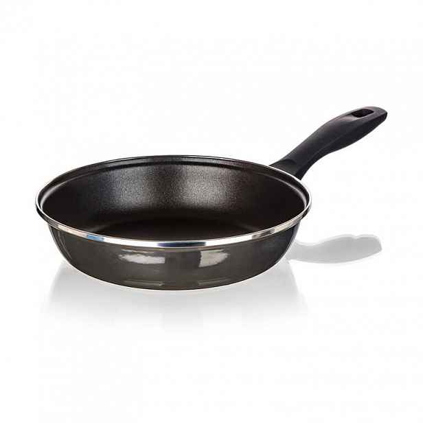 BANQUET Smaltovaná pánev s nepřilnavým povrchem METALLIC Black 24 cm