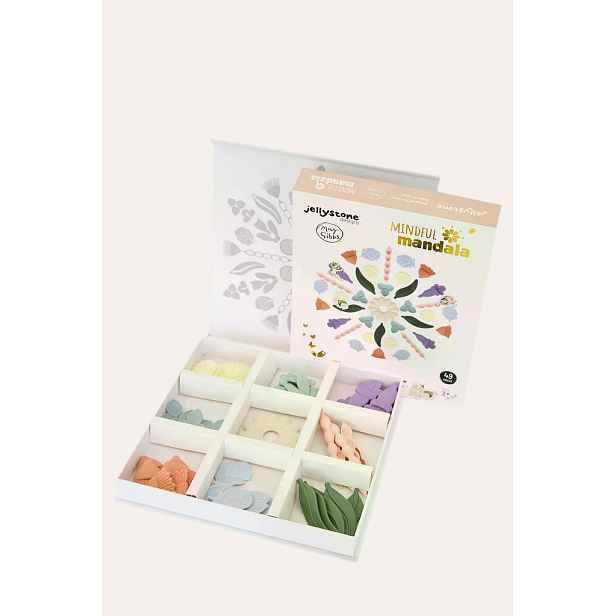 Jellystone Designs Senzorická antistresová mandala pro děti, pastelová