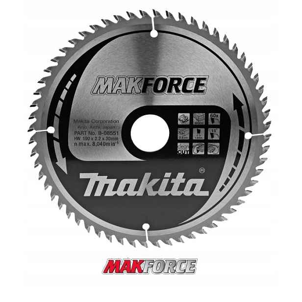 Řezací kotouč Laminát 190x30 60Z Mak Force