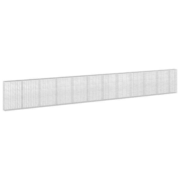 vidaXL Gabion s drátem 5 mm a síťkou 5x10 cm 1150x30x150 cm