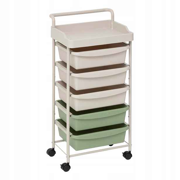 Mobilní organizér Deskolor, 6 zásuvek, 82 cm