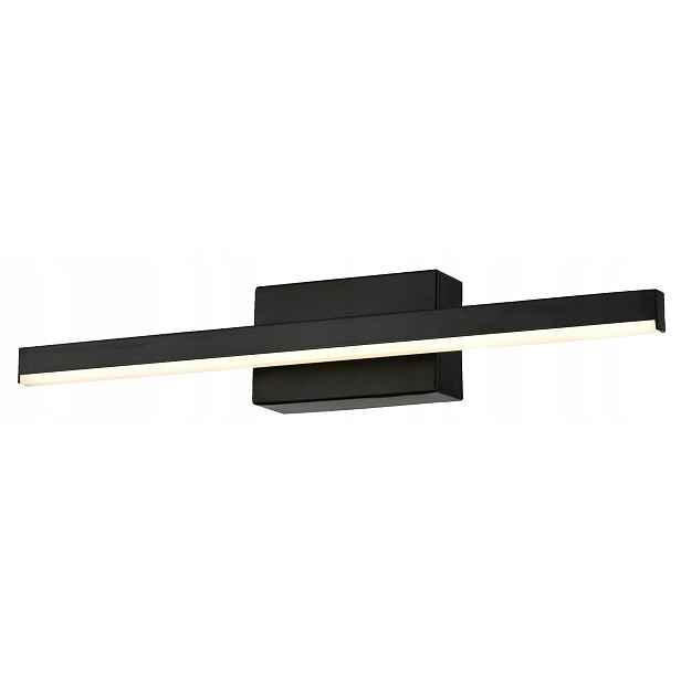 Nástěnné Led svítidlo 5W černé Linea Reality IP44, moderní, 40 cm