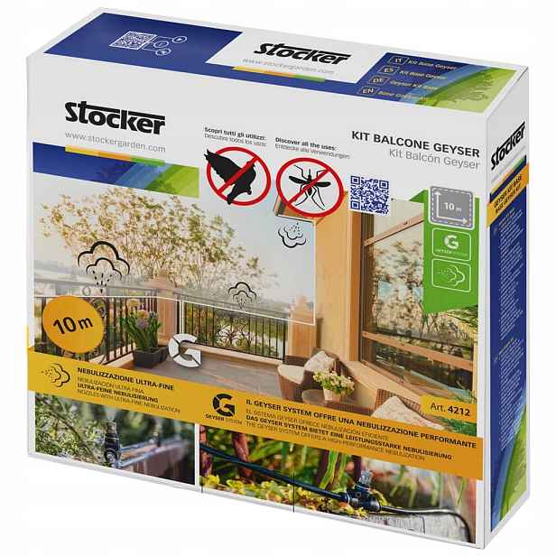 Sada Stocker Balcony Geyser 10 m pro gejzírové nebulizátory