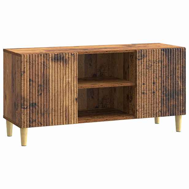 vidaXL Televizní skříň 102 x 34,5 x 50 cm Staré dřevo Kompozitní dřevo