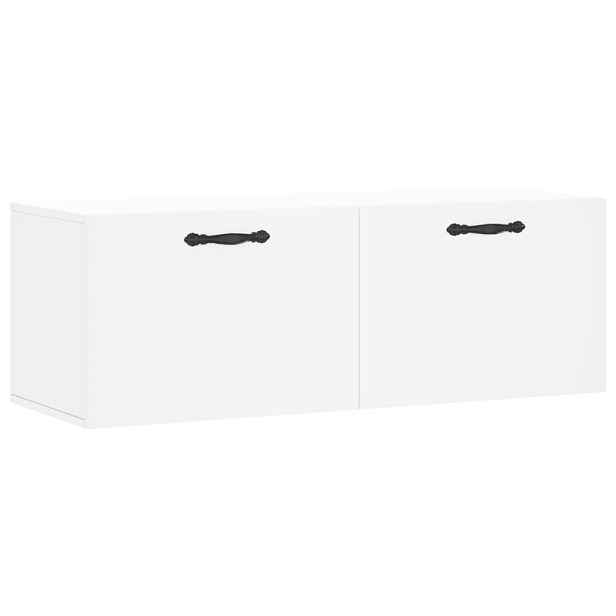 vidaXL Nástěnná skříňka bílá 100 x 36,5 x 35 cm kompozitní dřevo