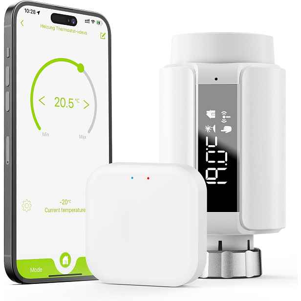 Sada radiátorového termostatu Wlan, inteligentní stav vytápění