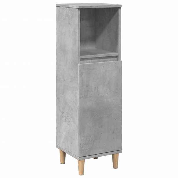 vidaXL Koupelnová skříňka betonově šedá 30x30x100 cm kompozitní dřevo