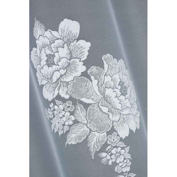 Elegantní růžová záclona 200x250 záclony kytice růží