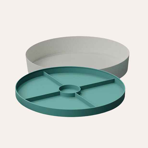 Jellystone Designs Senzorický třídící tác Play Tray, zelený