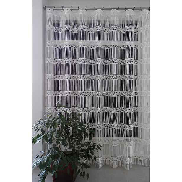 Mg Záclona žakárová šňůra Ecru modul 250x250 cm 638/4 G