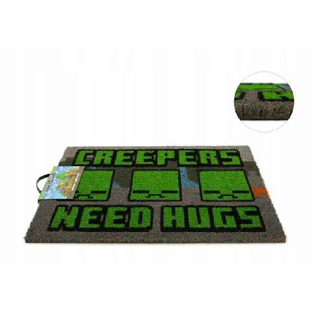 Rohožka Minecraft Creepers Need Hugs 60 x 40 cm