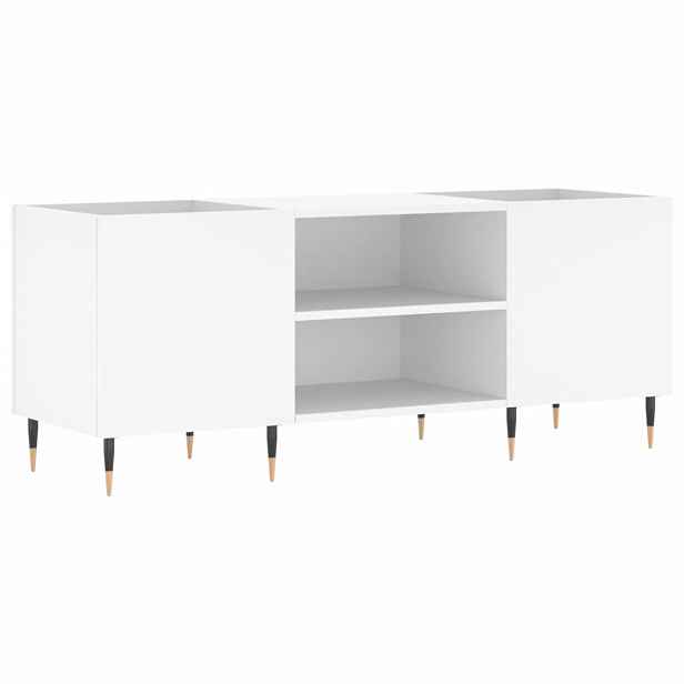 vidaXL Skříňka na LP desky bílá 121 x 38 x 48 cm kompozitní dřevo