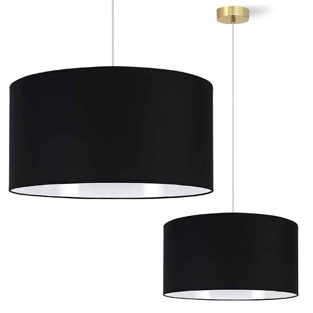 Závěsná Stropní Lampa Lustr S Černým Zlatým Stínidlem Do Obývacího Pokoje V Ložnici