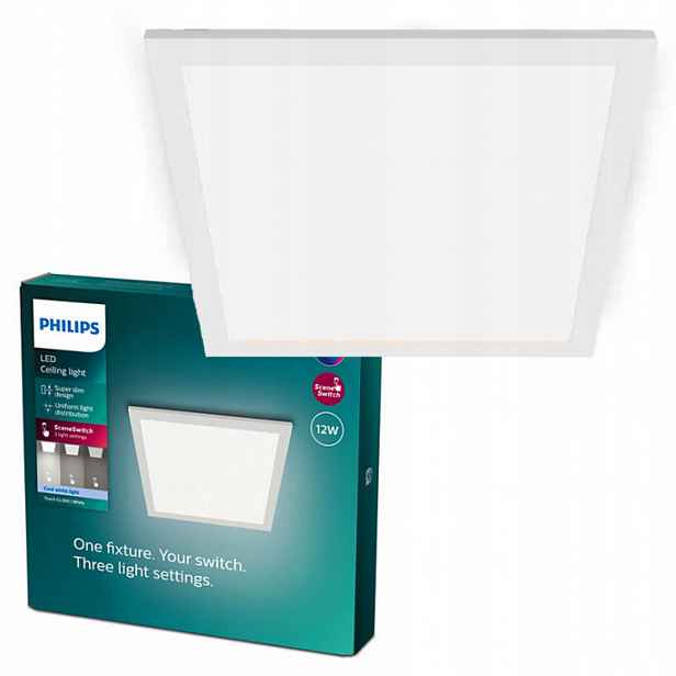 Stropní Svítidlo Led panel Stropní Svítidlo Touch 12W 2700K 30 cm Stmívatelná Philips
