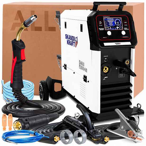 Svářečka 3V1 Skandi Kraft Itech Mig 350 4R 400V 350A Tig Lift Puls Spot Mma