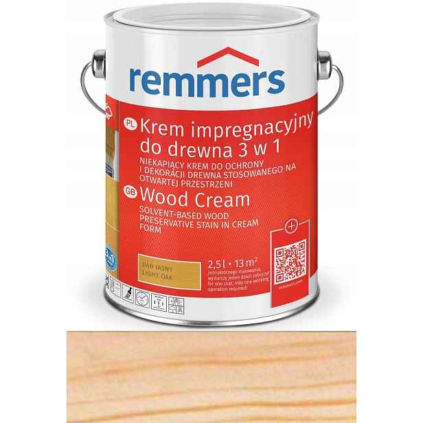 Remmers Holzschutz-Creme lazura 5L Bezbarvá