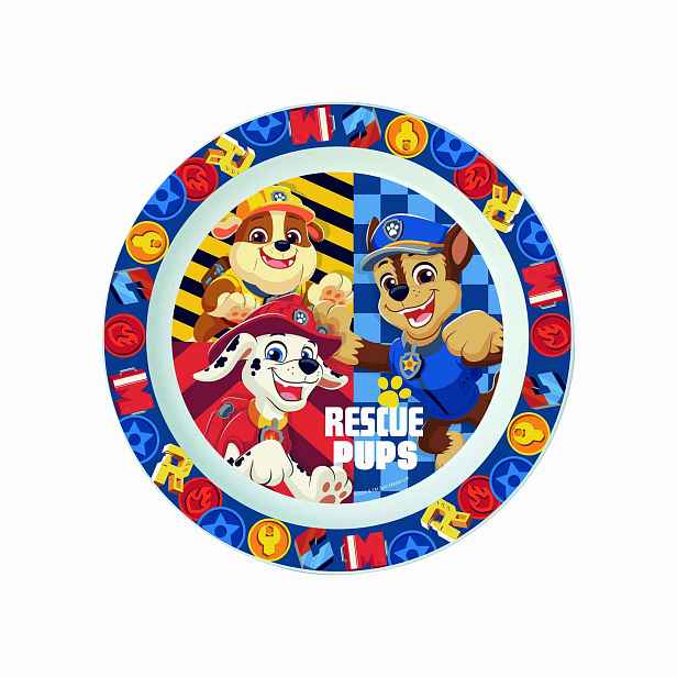 STOR Plastový talíř Paw patrol 22cm
