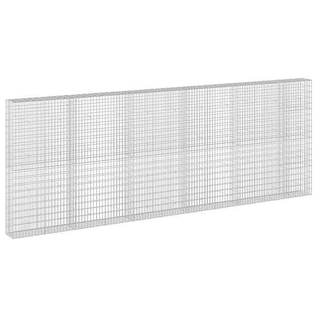 vidaXL Gabion s drátem 5 mm a síťkou 5x10 cm 550x30x200 cm