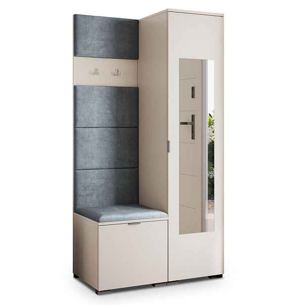 MASSENO MODERNÍ PŘEDSÍŇOVÁ SESTAVA VIRA, 95/181/51 cm, kašmírová