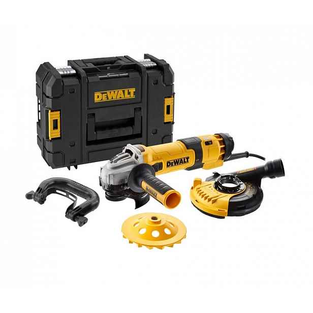 DeWALT - Úhlová bruska 125 mm, 1500 W DWE4257KT